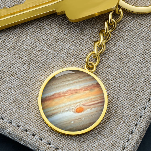 Jupiter Keychain, Space Collection (18k Gold)